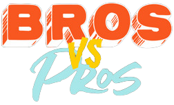 Bros VS. Pros Logo
